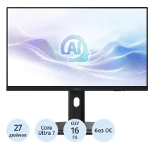 Моноблок MSI Modern (9S6-AF0111-003)27/WQHD/i7-155U/16Gb/1TB/noOS/KBM