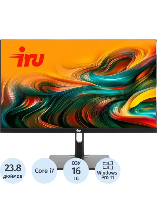 Моноблок IRU 23ID (1994784)23.8/FHD/i7-1255U/16Gb/SSD512Gb/CR/W11Pro