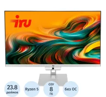Моноблок IRU Planio 235 (2104961)23.8/FHD/R5 3500U/8Gb/SSD256Gb/noOS