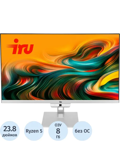 Моноблок IRU Planio 235 (2104961)23.8/FHD/R5 3500U/8Gb/SSD256Gb/noOS