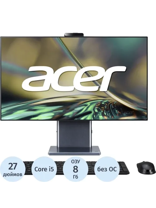 Моноблок Acer Aspire S27-1755(DQ.BKDCD.001)27/WQHD/i5-1240p/8GB/SSD512/KBM