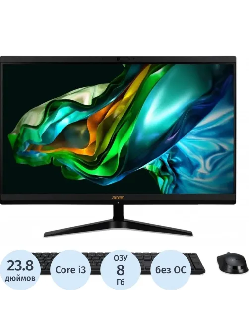 Моноблок Acer Aspire (DQ.BKLCD.00A)23.8/FHD/i3-1315u/8GB/SSD512/noOS/KBM