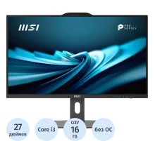 Моноблок MSI Pro (9S6-AF8321-809)27/FHD/i3 14100/16Gb/SSD512Gb/NOS/KBM