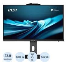 Моноблок MSI Pro AP242P 14M(9S6-AE0621-847)i5-14400/8Gb/512GbSSD/23.8/NoOS