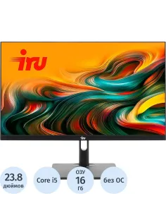 Моноблок IRU 23ID (1994781)23.8/FHD/i5-12400/16Gb/SSD512Gb/noOS