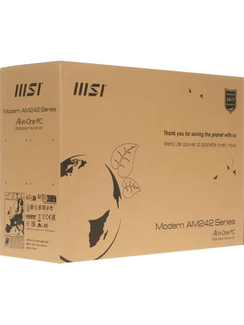 Моноблок MSI Modern (9S6-AE0722-1465)23,8/FHD/7-150U/16Gb/512SSD/NoOS/KBM