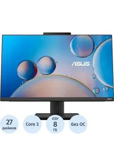 Моноблок ASUS ExpertCenter(90PT03N1-M00LK0)27/FHD/3 100U/8GB/512GB/KBM/noOS