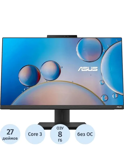 Моноблок ASUS ExpertCenter(90PT03N1-M00LK0)27/FHD/3 100U/8GB/512GB/KBM/noOS