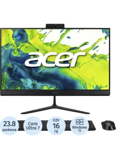 Моноблок Acer Aspire C24B(DQ.BT1CD.001)23.8/FHD/U7 255u/16GB/SSD512/KBM/W11