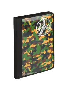 Папка для труда Military А4,резинки, ткань/ламин.,340х235х30,ПТ-Р4