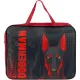 Папка для тетрадей школьника А4 с ручк+ тверд.дно, ШИРОКАЯ,ПШ-11, DOBERMAN