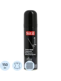 Очиститель для обуви, пена Sitil Black edition Universal Cleaning Foam,унив