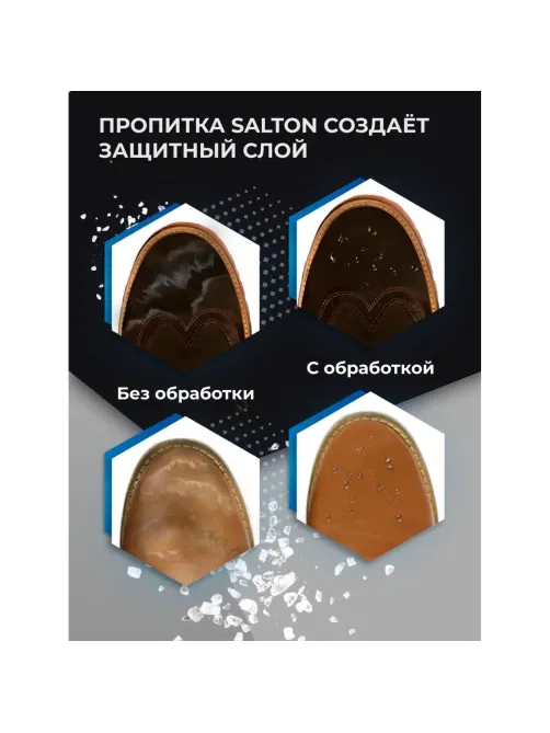 Пропитка Защита обуви от реагентов и соли, 190 мл (6), SALTON EXTREME