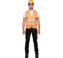 Жилет сигнальный Тип1Е, цв.оранж.(р.ХXL-XXXL/56-62)