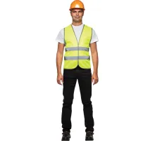 Жилет сигнальный Тип1Е, цв.лимон.(р.4XL-5XL/64-70)