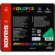 Карандаши цветные Kores Kolores 3-гран 3мм 24 цв/наб в металл.коробке 93325