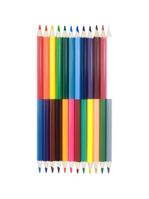 Карандаши цветные шестигран.двусторон.Классика 12шт/24цв.33С 2190-08 набор