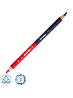 Карандаши цветные 2цв 3-гран,двустор Kores JUMBO 94851