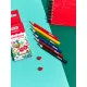 Карандаши цветные 6цв/наб6-гран Комус Класс ColorPics коротк,88мм