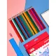 Карандаши цветные 24 цвета Комус Класс ColorPics, трехгранные