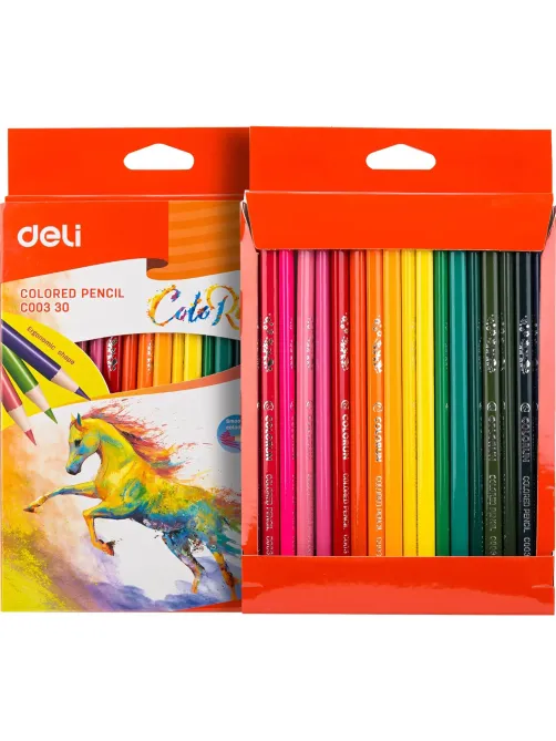 Карандаши цветные Deli ColoRun тополь 36 цв/наб EC00330
