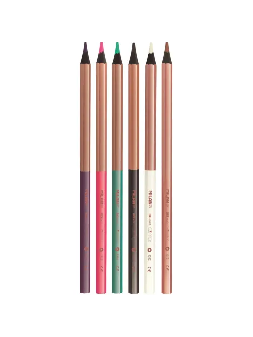 Карандаши цветные Milan Copper, 6 цв., 713206