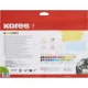 Карандаши цветные 36цв 3-гран,точилка Kores 93336.01
