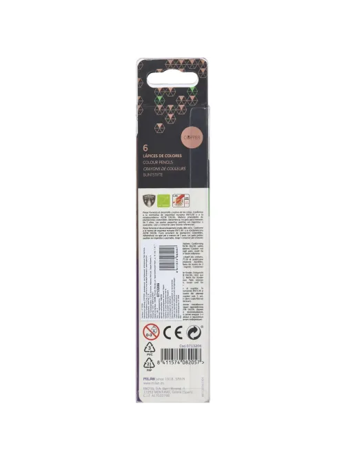 Карандаши цветные Milan Copper, 6 цв., 713206