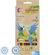 Карандаши цветные шестигранные ZOO 12 цв. (пластиковые) 29С 1740-08