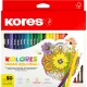 Карандаши цветные 50 цв. 3-гран.Kores 93350