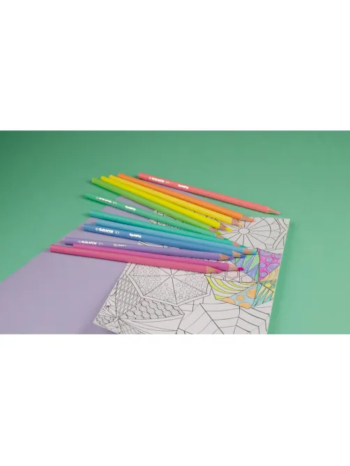 Карандаши цветные 24 цв. 3-гран, Kores Kolores Pastel, 93321