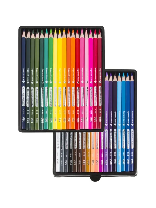Карандаши цветные Deli Color Emotion EC00230 3-гран. липа 36цв/наб