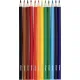 Карандаши цветные 12цветов Комус Класс ColorPics, шестигранные