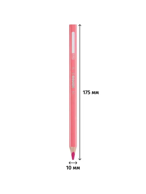 Карандаши цветные 12цв 3-гран,точилка Kores Jumbo 93512.01