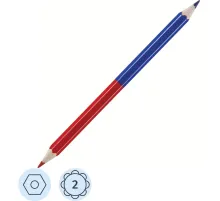 Карандаши цветные 2цв 6-гран Koh-I-Noor 3423