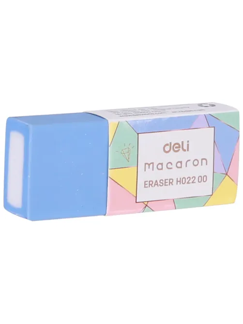 Ластик Deli Macaron 50x20x1мм ассорти пласт.туб. EH02200