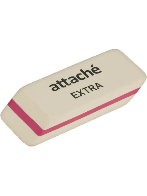 Ластик скошенный Attache Extra, нат.каучук, 50x19x8мм, ассорти