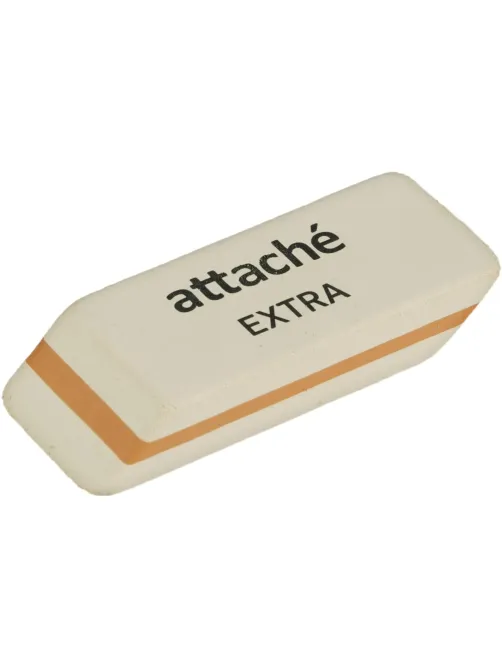 Ластик скошенный Attache Extra, нат.каучук, 50x19x8мм, ассорти