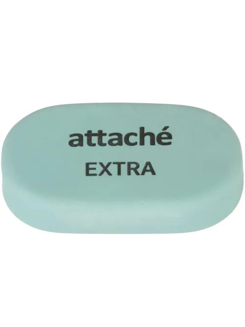 Ластик овальный Attache Extra, нат.каучук, 45x28x10мм, пастельн.ассорти