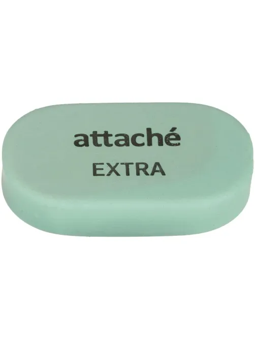 Ластик овальный Attache Extra, нат.каучук, 45x28x10мм, пастельн.ассорти