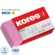 Ластик Kores 40x21x10мм 3 шт/уп, пастельный KE-30, блистер 40315