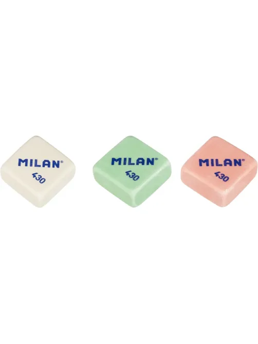 Ластик каучуковый Milan 430, цв. в ассорт