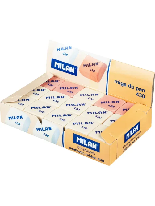 Ластик каучуковый Milan 430, цв. в ассорт
