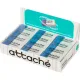Ластик прямоугольный Attache 39x17x12,термопл.кауч,син/бел,д/ручки и каранд
