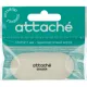 Ластик овальный Attache, 57x25x11, термопласт.каучук, белый