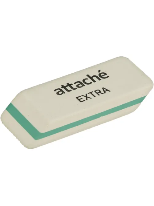 Ластик скошенный Attache Extra, нат.каучук, 50x19x8мм, ассорти