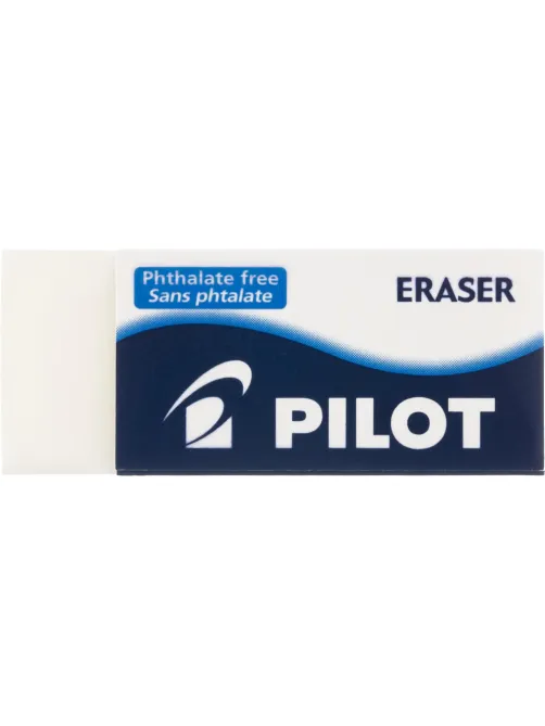 Ластик PILOT EE101 винил, карт.держатель, белый, Япония, 42х19х12мм EE101