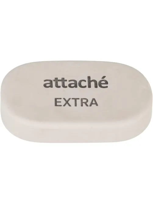 Ластик овальный Attache Extra, нат.каучук, 45x28x10мм, пастельн.ассорти