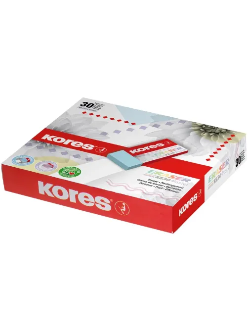 Ластик Kores 40x21x10мм в ассортименте KE-30, 40305