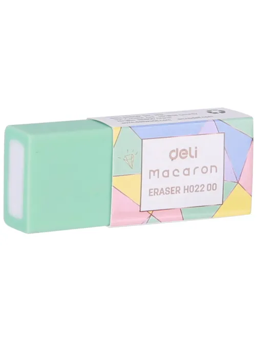 Ластик Deli Macaron 50x20x1мм ассорти пласт.туб. EH02200